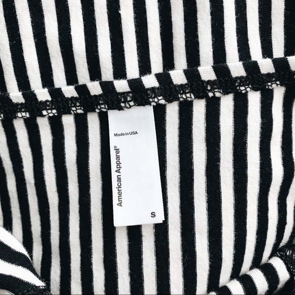 ❌SOLD❌American Apparel Striped Bodycon Mini Dress - Picture 6 of 6